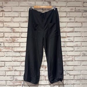 Sndys black parachute pants